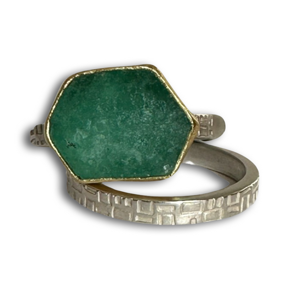 Emerald Slice Ring