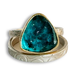 Blue Tourmaline Ring