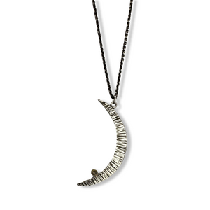 Shadow Moon and Star Necklace